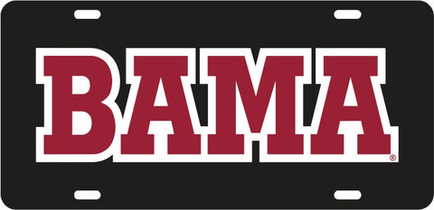 Alabama Crimson Tide Georgia Bulldogs House Divided Mirror License Plate Car Tag University