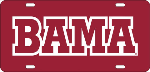 Alabama Crimson Tide Georgia Bulldogs House Divided Mirror License Plate Car Tag University