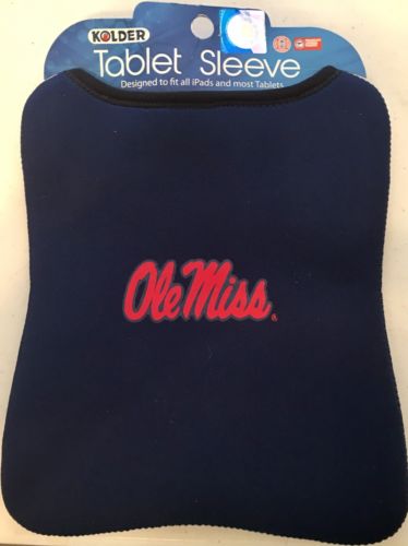 Ole Miss Tablet Sleeve Kolder ipad holder Neoprene