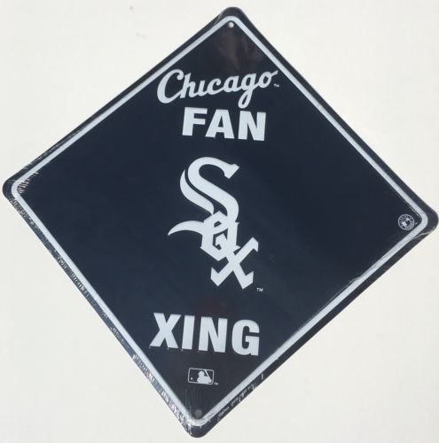 Chicago White Sox Embossed Metal Sign Chicago Fan Xing