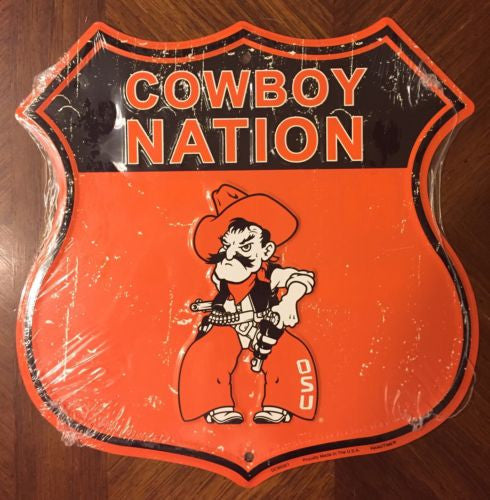 Oklahoma State Cowboys Shield Cowboys Nation