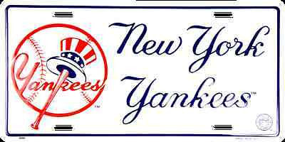 New York Yankees License Plate