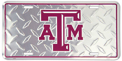 Texas A&M Diamond License Plate