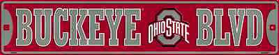 OHIO STATE BUCKEYES STREET SIGN BUCKEYE BLVD