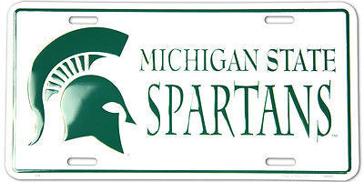 Michigan State Spartans License Plate