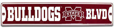 Mississippi State Bulldogs Street Sign Bulldogs Blvd