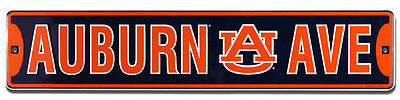 Auburn Tigers Metal Street Sign Auburn Ave