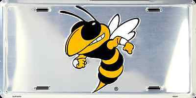 Georgia Tech Chrome License Plate Yellow Jackets