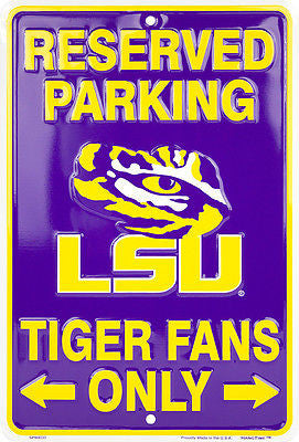 Lsu Reserved Parking Lsu Tiger Fans Only