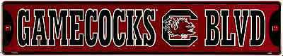 SOUTH CAROLINA GAMECOCKS STREET SIGN