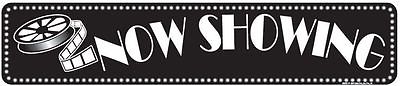 NOW SHOWING METAL STREET SIGN CINEMA REEL