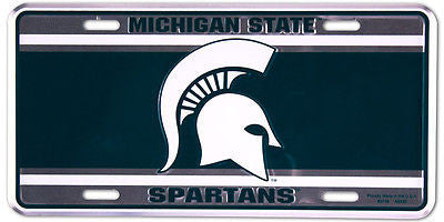 Michigan State Spartans License Plate