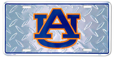 Auburn Tigers License Plate Diamond
