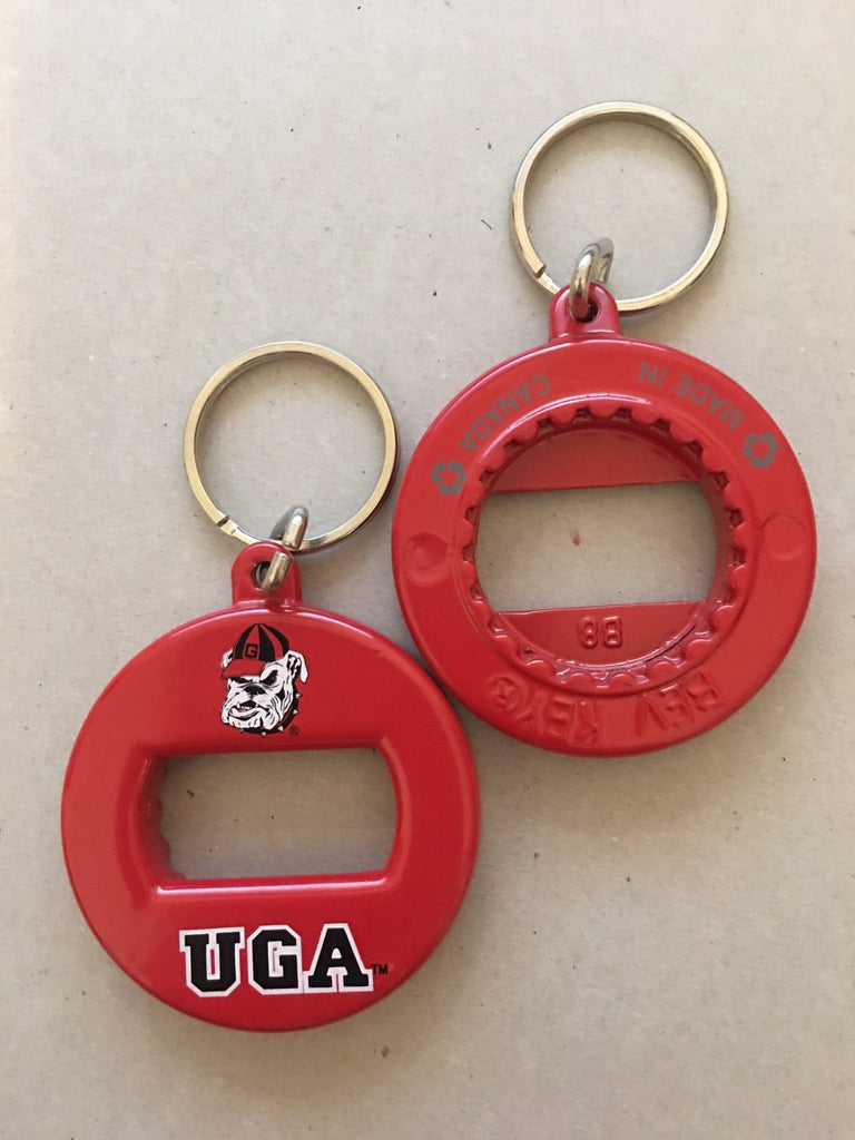 Georgia Bulldogs Bev Keyâ® 3 In 1 Beverage Can Bottle Twist Opener/Key Chain