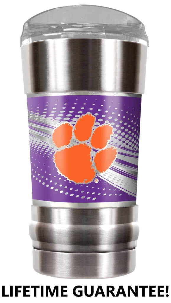 Clemson Vacuum Insulated Stainless Steel Tumbler 20Oz Travel Mug Tigers Bpa Free