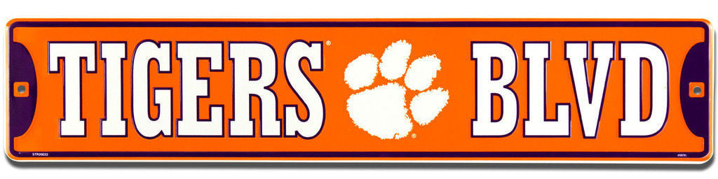 Clemson Tigers Street Sign Tigers Blvd