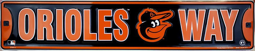 Baltimore Orioles Street Sign Orioles Way