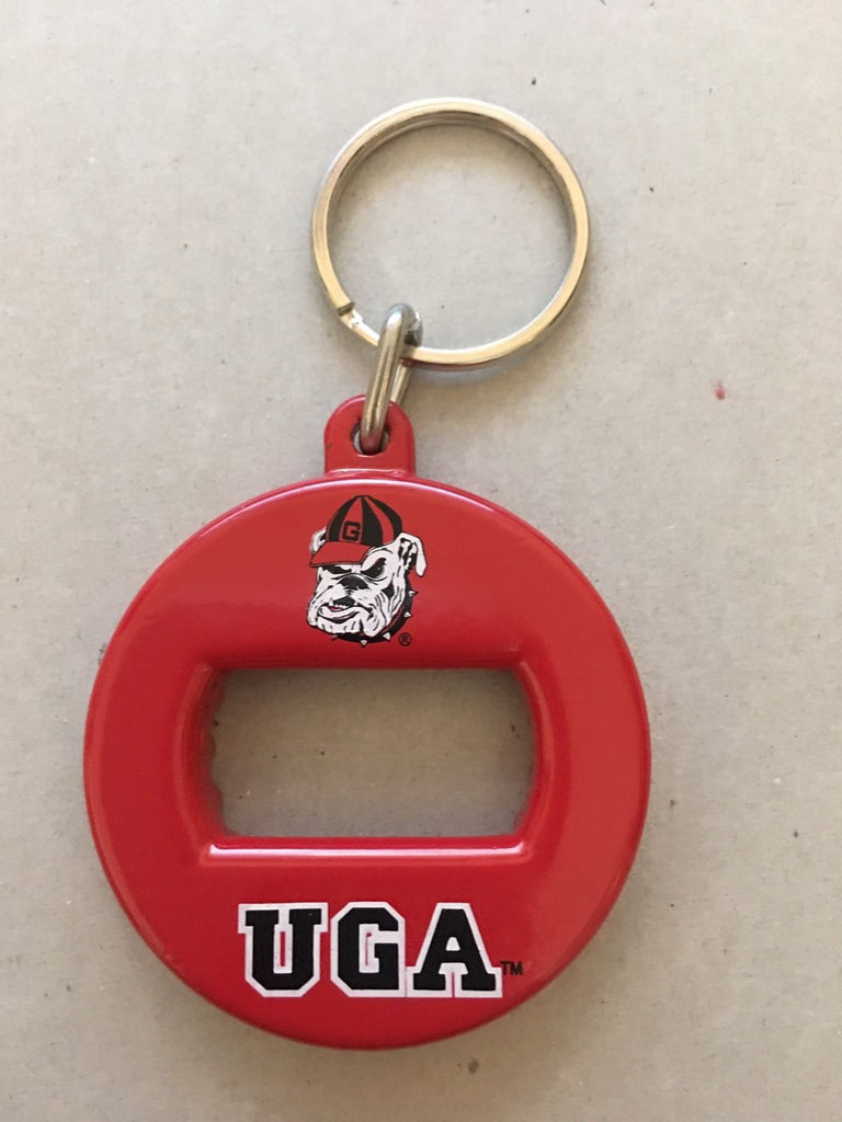 Georgia Bulldogs Bev Keyâ® 3 In 1 Beverage Can Bottle Twist Opener/Key Chain
