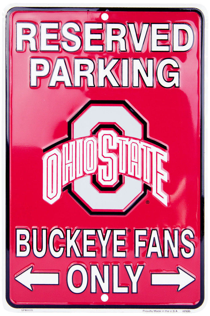 Ohio State Reserved Parking Buckeye Fans Only