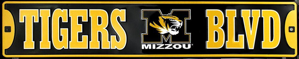 Missouri Tigers Street Sign