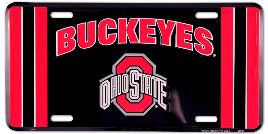 Ohio State Buckeyes License Plate