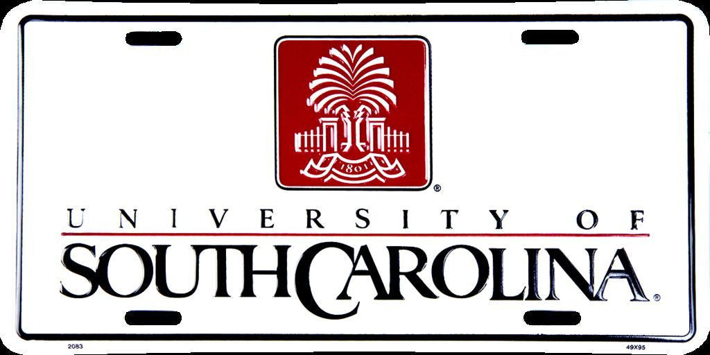 South Carolina Gamecocks License Plate