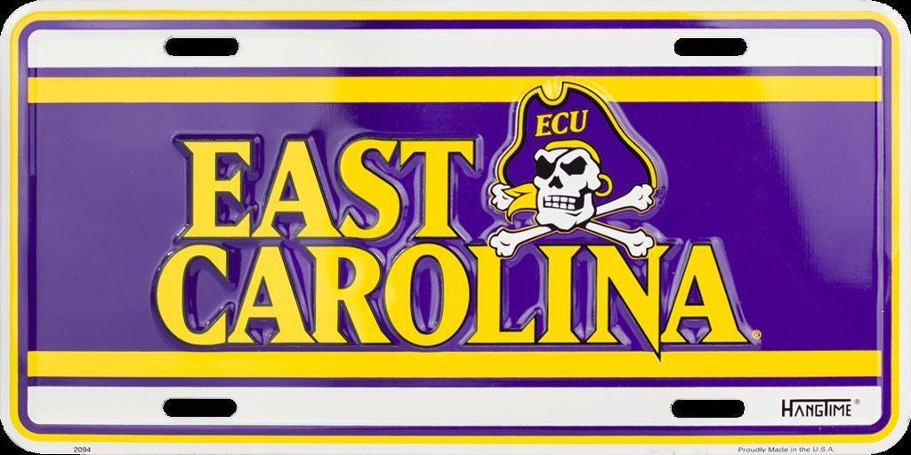 East Carolina License Plate