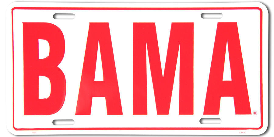 Alabama License Plate Bama
