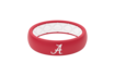 ALABAMA CRIMSON TIDE SILICONE RING WEDDING COLLEGE GROOVE GAMEDAY