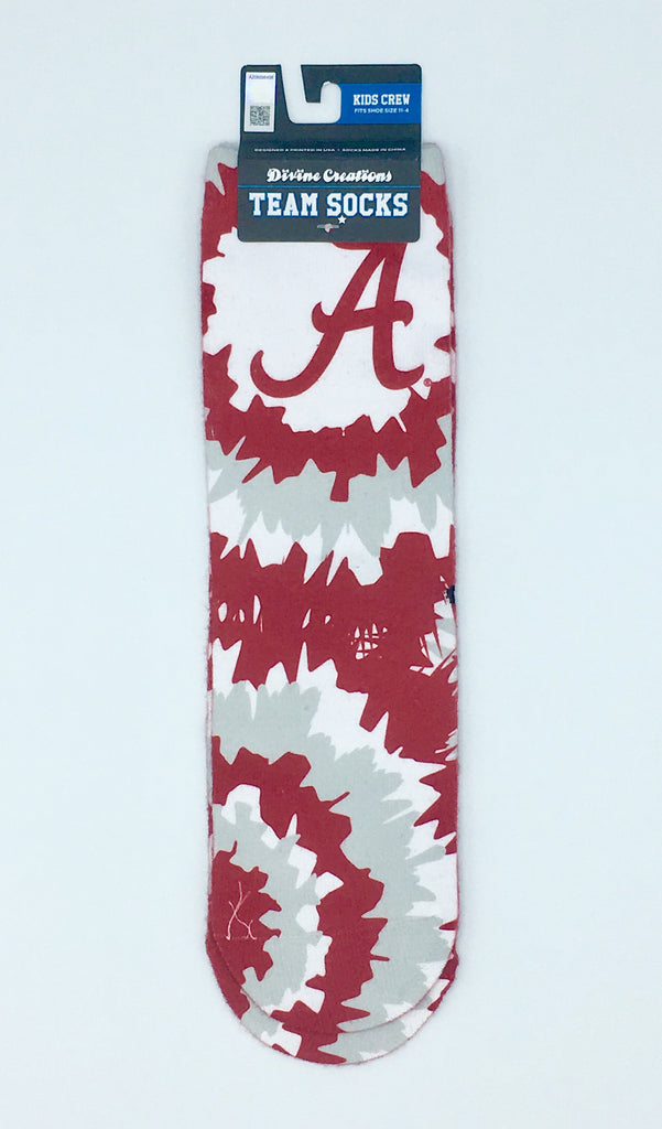 Alabama Crimson Tide Team Socks New Sublimated Crew Ankle Ncaa Unisex Pick A Size College