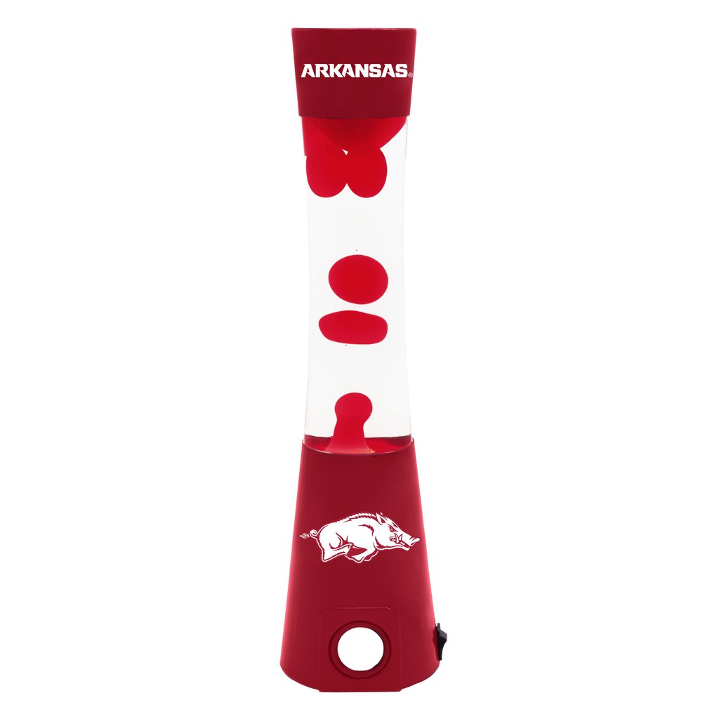 Arkansas Razorbacks Magma Lamp Bluetooth Speaker Team Pride