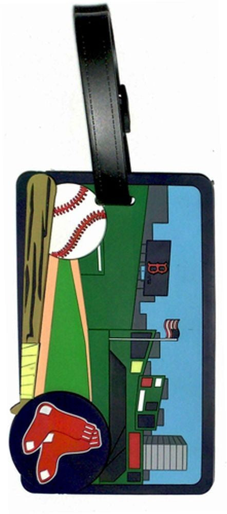 Boston Red Sox Soft Bag Tag Baseball Luggage Mlb Id Information Travel