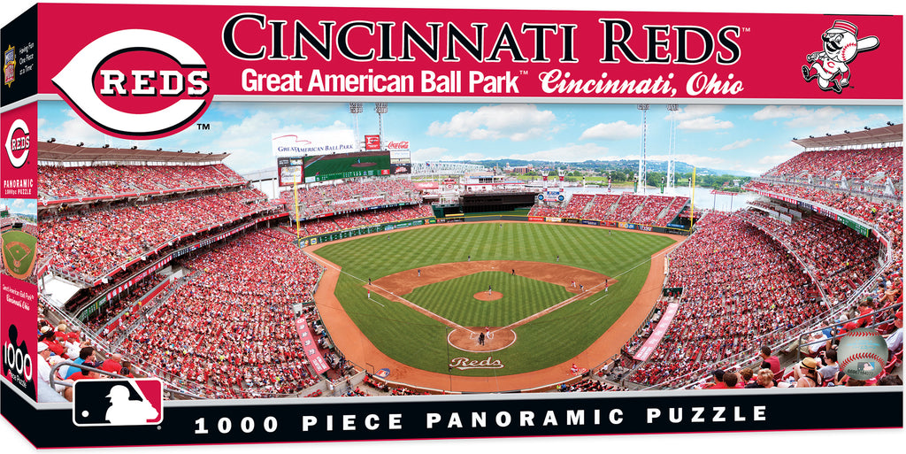 Cincinnati Reds Great American Ball Park Panoramic Jigsaw Puzzle MLB 1000 Pc