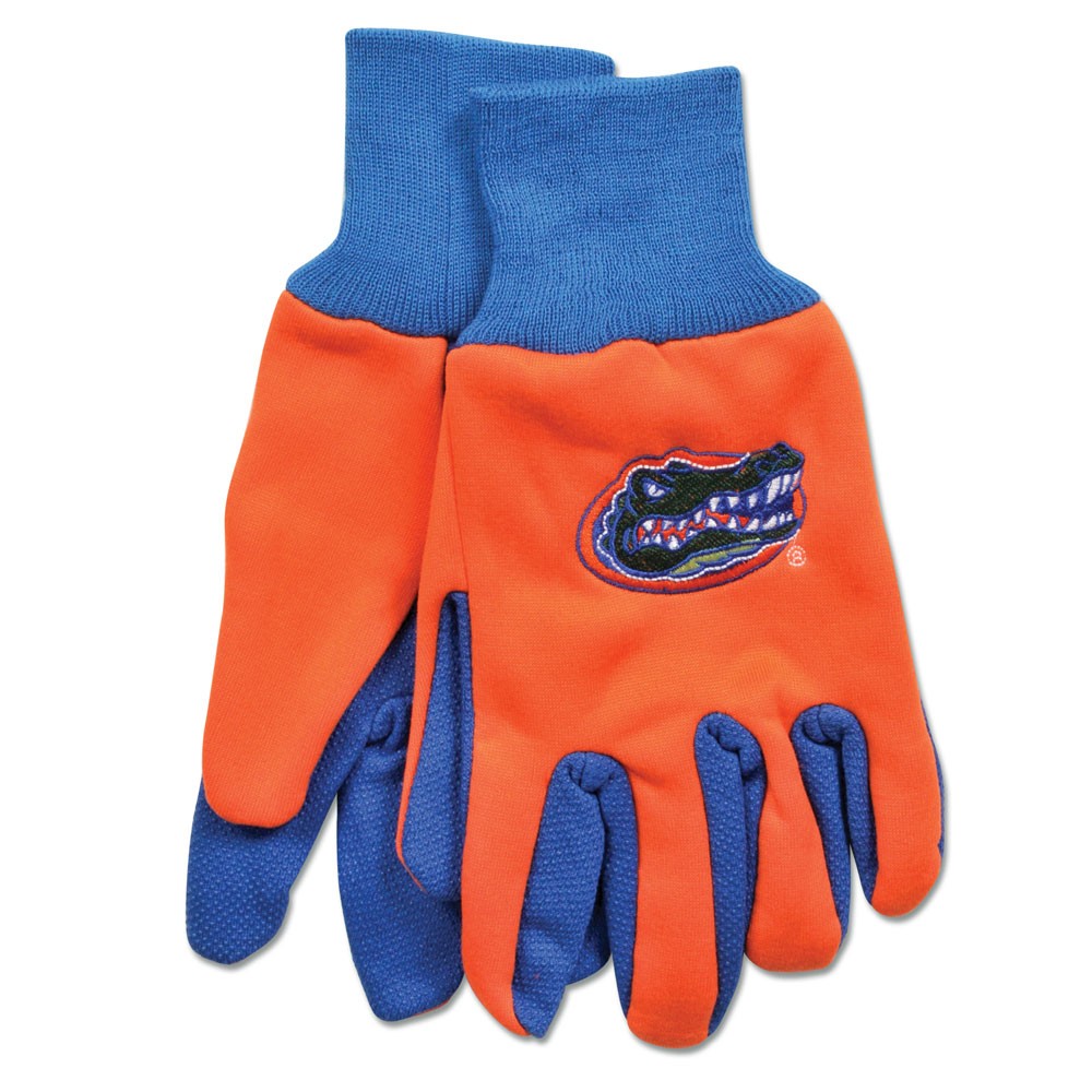 College Sport Utility Work Play Gloves Ncaa No Slip Grip Adult Pick Your Team