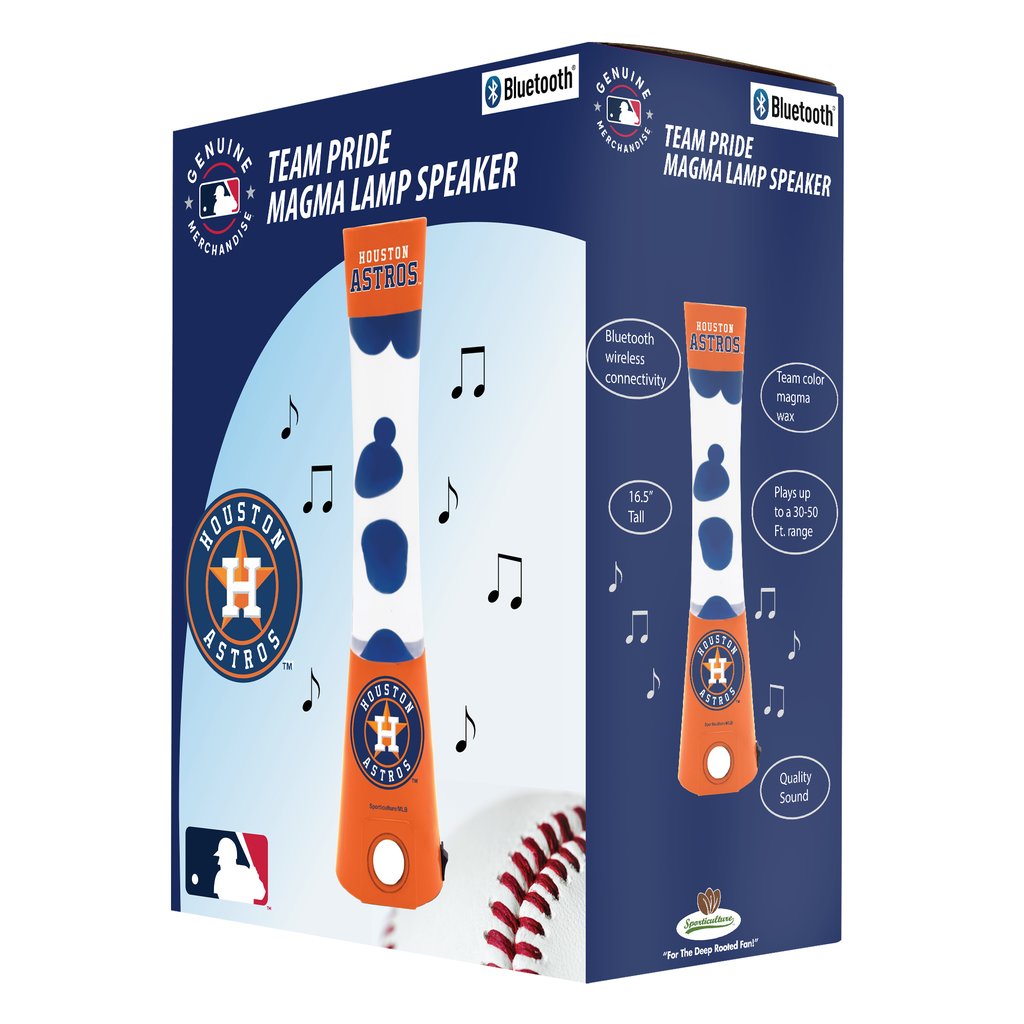 Houston Astros Magma Lamp Lava with Bluetooth Speaker