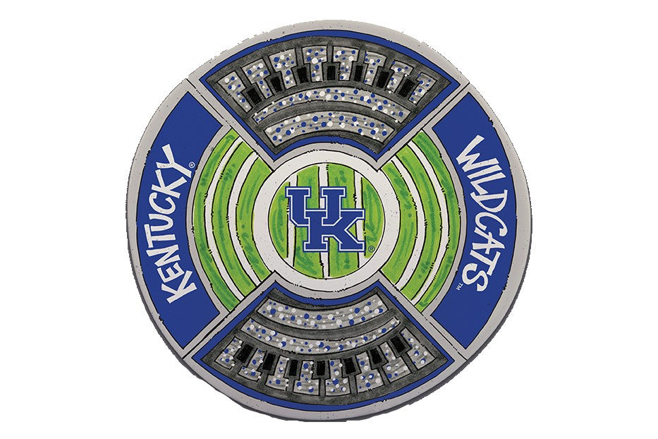 Kentucky Wildcats 13.5" Round Stadium Platter Ncaa Tailgate Gameday