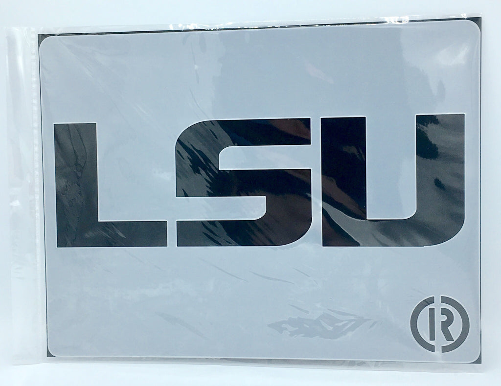 Lsu Tigers Mini Stencil Craft 14.5" X 11" Reusable Projects Ncaa College