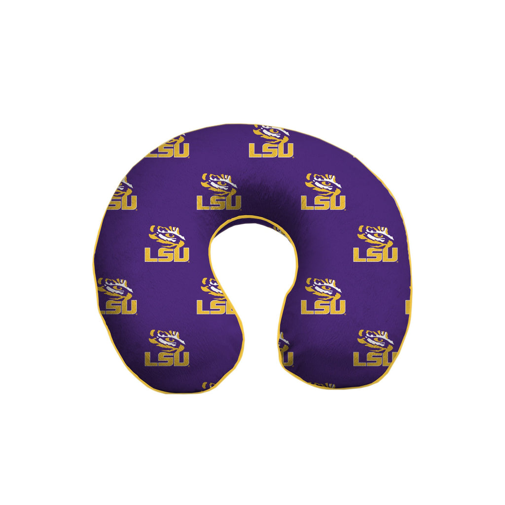 LSU Tigers Memory Foam Travel Neck Pillow Plush