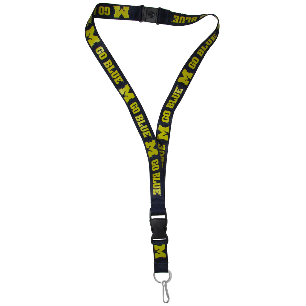 Lanyard Key Chain Clip Id / Ticket Badge Holder 21" Nylon Ncaa- Pick Your Team