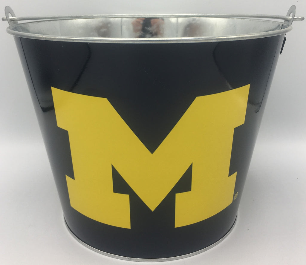 Ncaa Aluminum Bucket 5 Qt Drink Party Ice Metal Pail - Choose Your Team