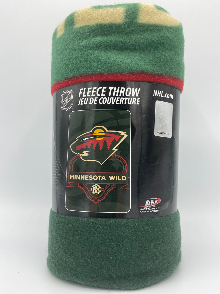 Minnesota Wild NHL Soft Fleece Throw 40