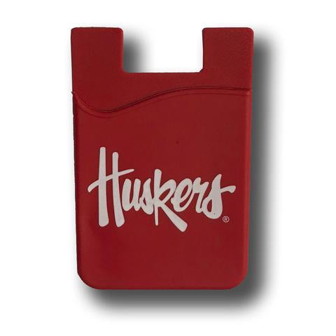 Nebraska Cornhuskers Cell Phone Card Holder Solid Wallet