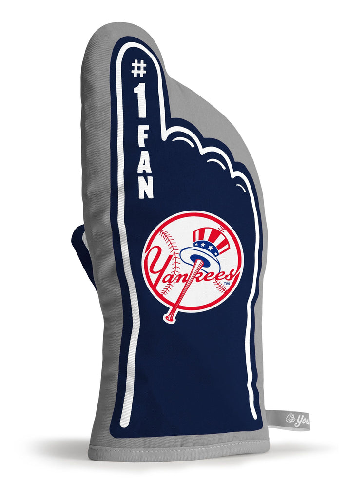 New York Yankees #1 Fan Oven Mitt Gameday Grill Tailgate Mlb Glove Heat Resistant