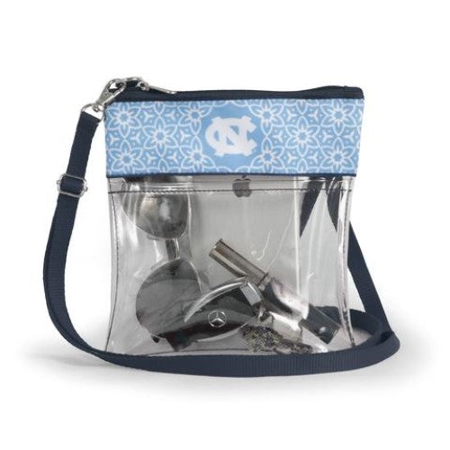 North Carolina Tar Heels Clear Game Day Crossbody Bag Stadium Approved Purse