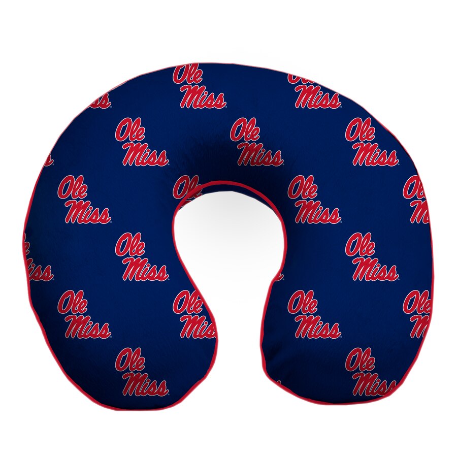 Ole Miss Rebels Memory Foam Travel Neck Pillow Plush