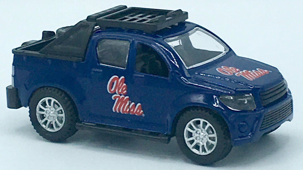 Ole Miss Rebels Team Trucks Pull Back Action Die Cast Collectible University Toy