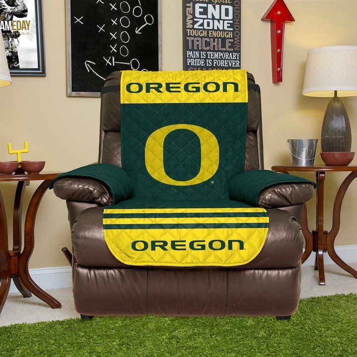Oregon Ducks Furniture Protector Cover Recliner Reversible