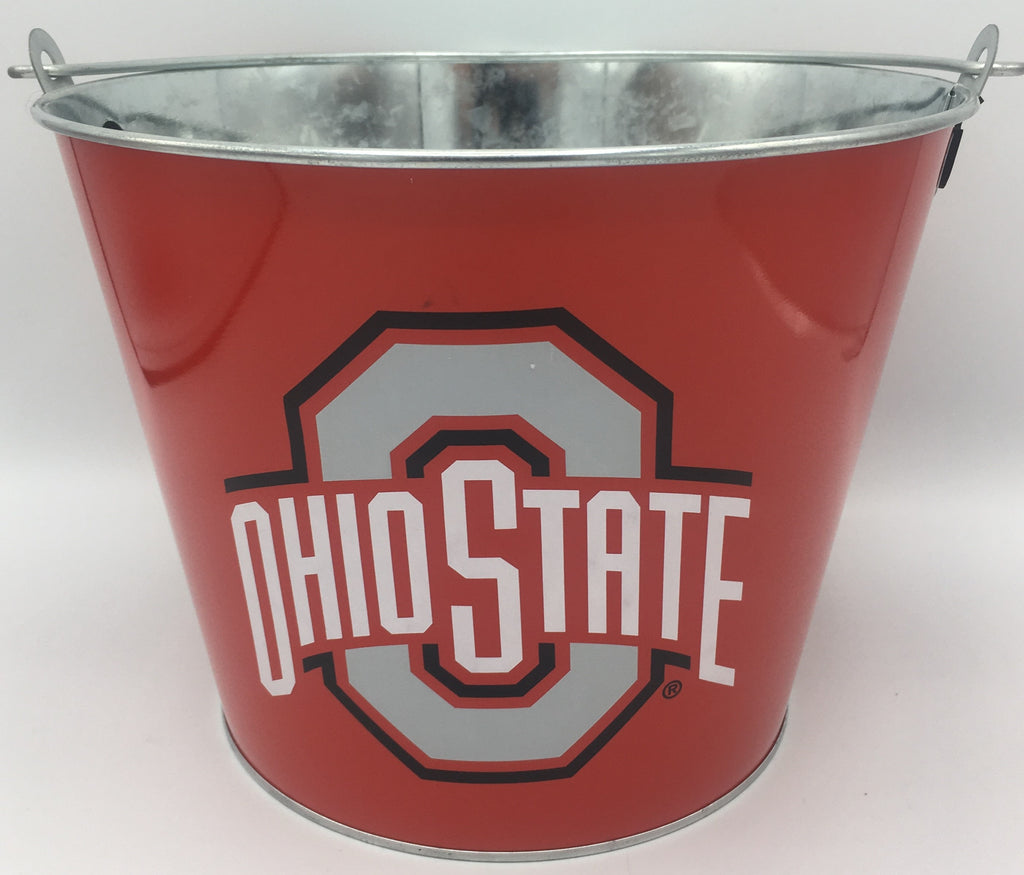 Ncaa Aluminum Bucket 5 Qt Drink Party Ice Metal Pail - Choose Your Team