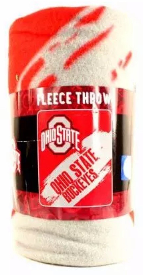 NCAA Soft Fleece Throw 50"X 60" Blanket New College Football Pick Your Team
