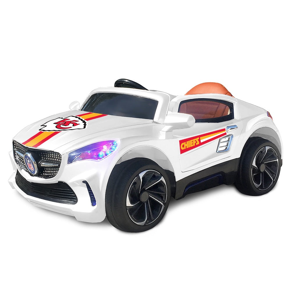 Kansas City Chiefs Ride On Ultimate Sports Car with Remote Control & Radio Kids